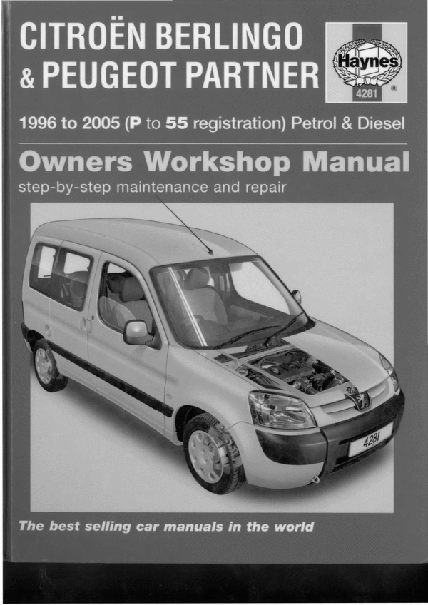 Product picture Citroen Berlingo 1996-2005 Full Service Repair Manual